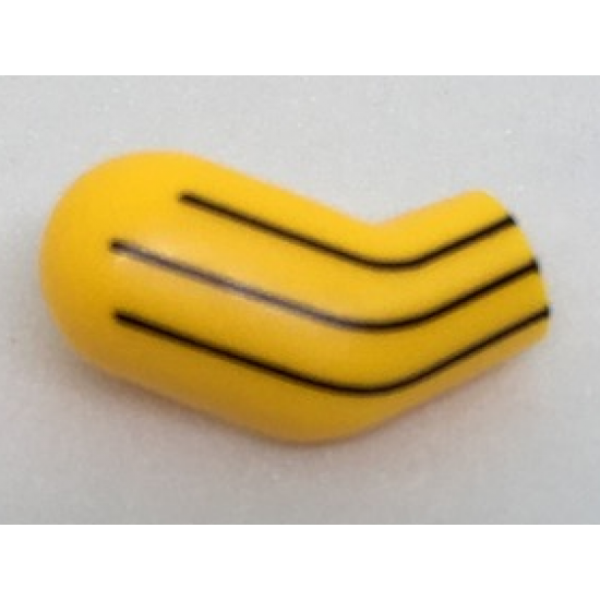 Arm, Right with 3 Black Stripes Pattern