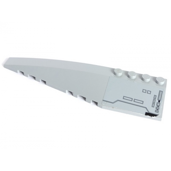 Wedge 12 x 3 Left with Access Panels Pattern (Sticker) - Set 6208