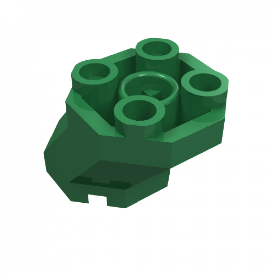 Brick, Modified Octagonal 2 x 3 x 1 2/3 Sloped