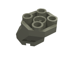 Brick, Modified Octagonal 2 x 3 x 1 2/3 Sloped