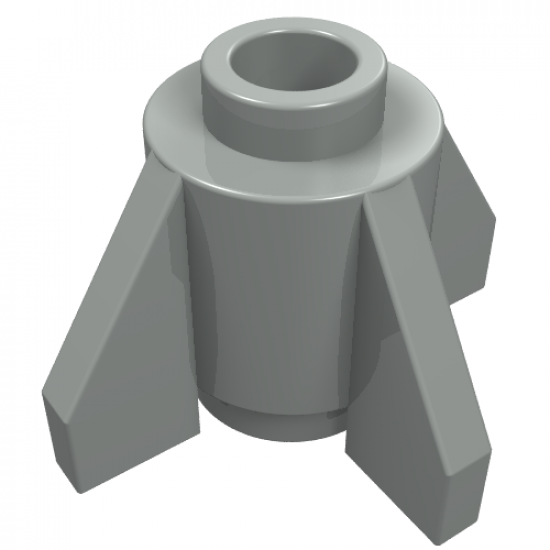 Brick, Round 1 x 1 with Fins