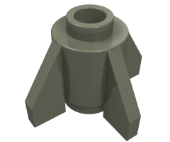 Brick, Round 1 x 1 with Fins