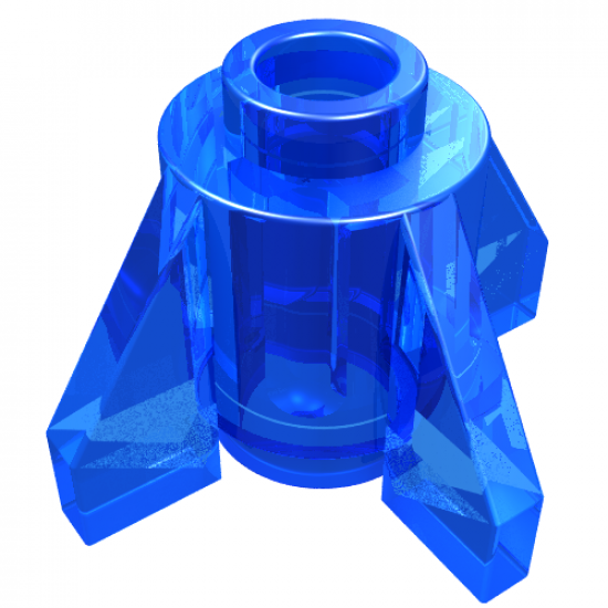Brick, Round 1 x 1 with Fins
