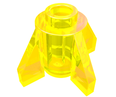 Brick, Round 1 x 1 with Fins