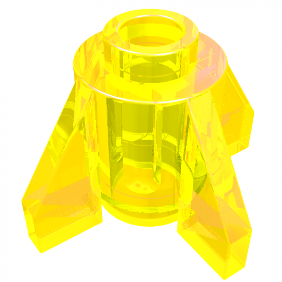 Brick, Round 1 x 1 with Fins