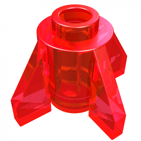 Brick, Round 1 x 1 with Fins