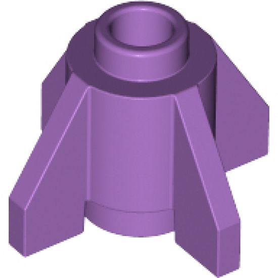 Brick, Round 1 x 1 with Fins