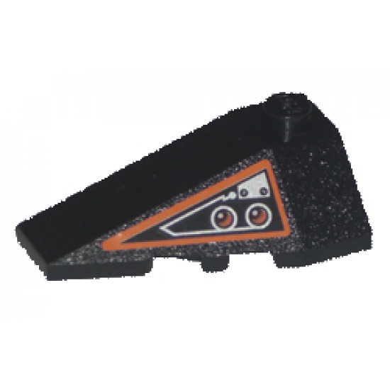 Wedge 4 x 2 Triple Left with Circuitry Pattern (Sticker) - Set 8101