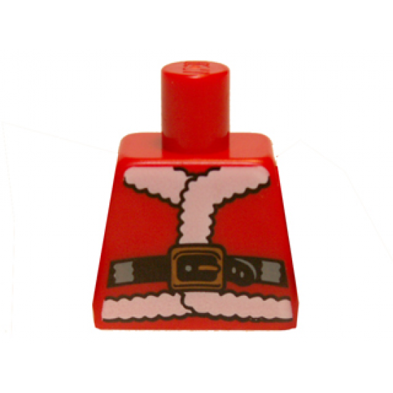 Torso Santa Jacket with Fur and Black Belt Pattern