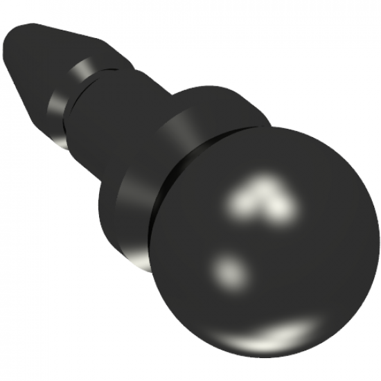 Minifigure, Utensil Microphone (Belville / Tow Ball with Pointed Bar)