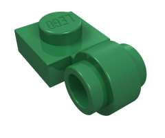 Plate, Modified 1 x 1 with Light Attachment - Thick Ring