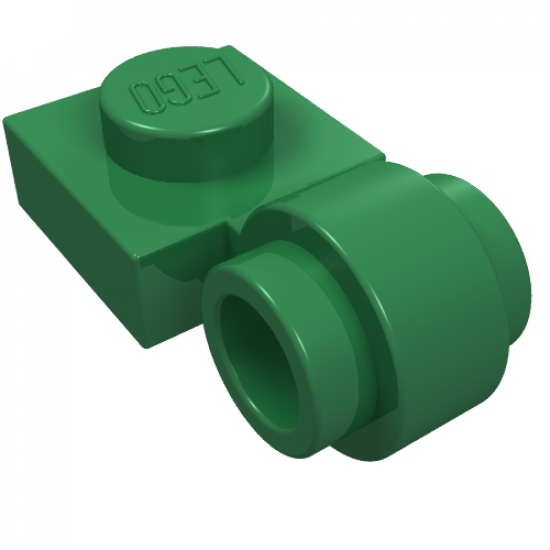 Plate, Modified 1 x 1 with Light Attachment - Thick Ring