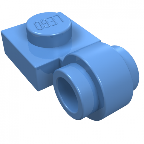 Plate, Modified 1 x 1 with Light Attachment - Thick Ring