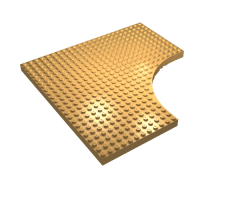 Brick, Modified 24 x 24 without 12 x 12 Quarter Circle