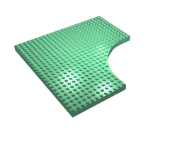 Brick, Modified 24 x 24 without 12 x 12 Quarter Circle