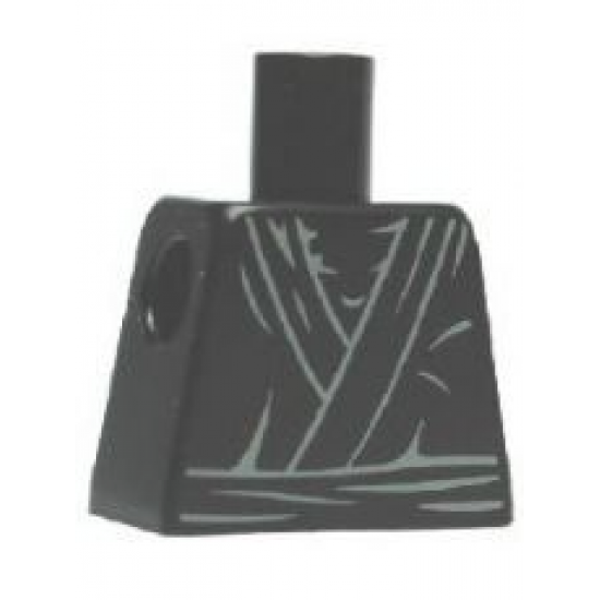 Torso Ninja Layered Robe with Belt Pattern