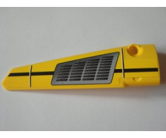 Technic, Panel Fairing # 6 Long Smooth, Side B with Black Line and Grille Pattern (Sticker) - Set 8043