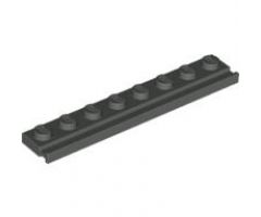 Plate, Modified 1 x 8 with Door Rail