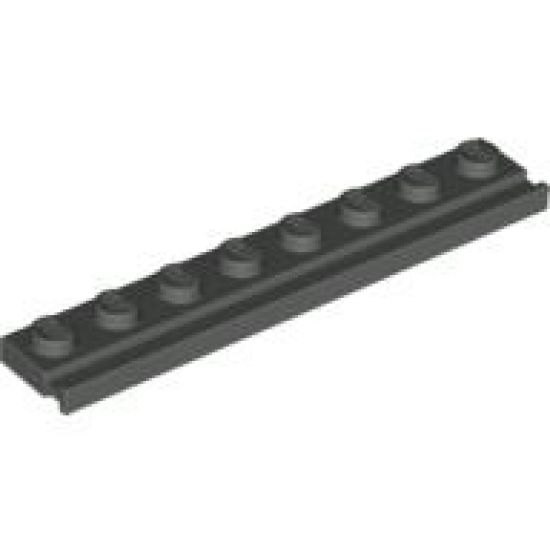 Plate, Modified 1 x 8 with Door Rail