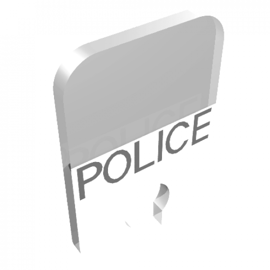 Windscreen Motorcycle Windshield with 'POLICE' Pattern