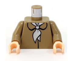 Torso Spider-Man Female Aunt May Blouse Pattern / Dark Tan Arms / Light Nougat Hands