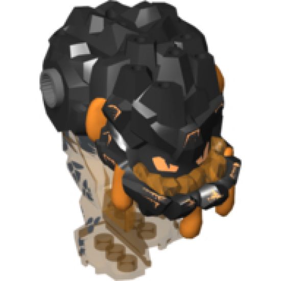 Body Magma Monster Large with Black Top and Black and Orange Pattern