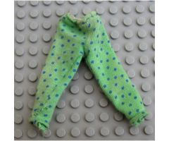 Scala, Figure Accessory Clothes Female Pants with Medium Blue Polka Dots