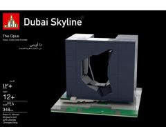 The Opus by Omniyat - 1:1000 Model - Dubai Skyline