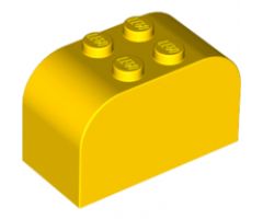 Slope, Curved 4 x 2 x 2 Double with Four Studs