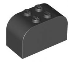 Slope, Curved 4 x 2 x 2 Double with Four Studs