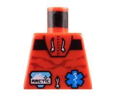 Torso Arctic Logo Small and EMT Star of Life Pattern