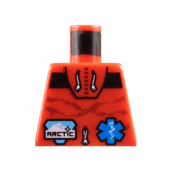Torso Arctic Logo Small and EMT Star of Life Pattern