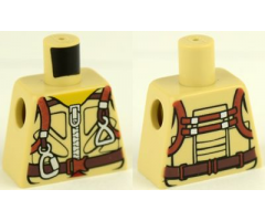 Torso Dino Ballistic Vest with Harness and Carabiner Pattern