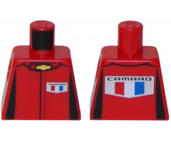 Torso Race Suit with Chevrolet Logo on Front and 'CAMARO' on Back Pattern