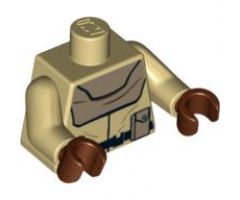 Torso SW Mon Calamari Officer Suit Pattern / Tan Arms / Reddish Brown Hands