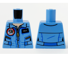 Torso Female Jumpsuit with Zipper with 'SALLY' Name Tag Pattern (Sally Ride)