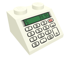 Slope 45 2 x 2 with Cash Register and $39.95 Pattern