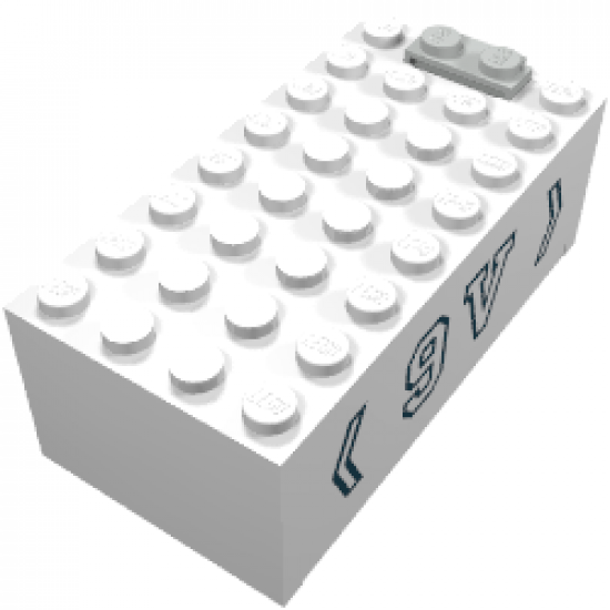 Electric, Battery Box 9V Small with 9V Pattern