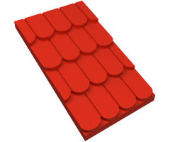 Fabuland Roof Slope without Chimney Hole