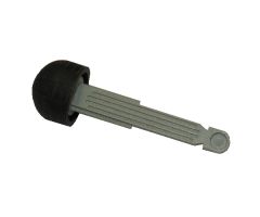 Projectile Launcher Arrow, Solid Shaft with Black Rubber End