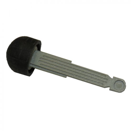 Projectile Launcher Arrow, Solid Shaft with Black Rubber End