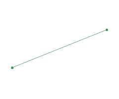 String & Net Cord with End Studs 41L Overall (31cm)