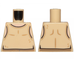 Torso SW Tan Undershirt Pattern (Luke Skywalker)