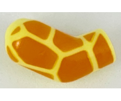 Arm, Right with Orange Giraffe Spots Pattern