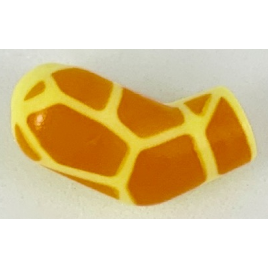 Arm, Right with Orange Giraffe Spots Pattern