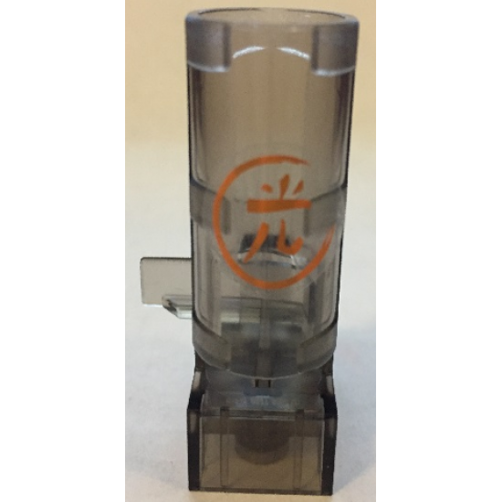 Projectile Launcher 2 x 3 x 4 2/3 Disc 2 x 2 with Orange Japanese Logogram '?' (Light) Pattern (Sticker) - Set 7706