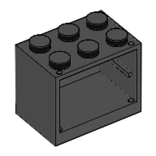Container Cupboard 2 x 3 x 2 - Solid Studs