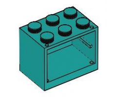 Container Cupboard 2 x 3 x 2 - Solid Studs