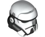 Minifigure, Headgear Helmet SW Stormtrooper, Raised Forehead, Imperial Patrol Trooper Pattern