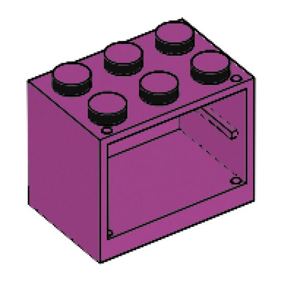 Container Cupboard 2 x 3 x 2 - Solid Studs